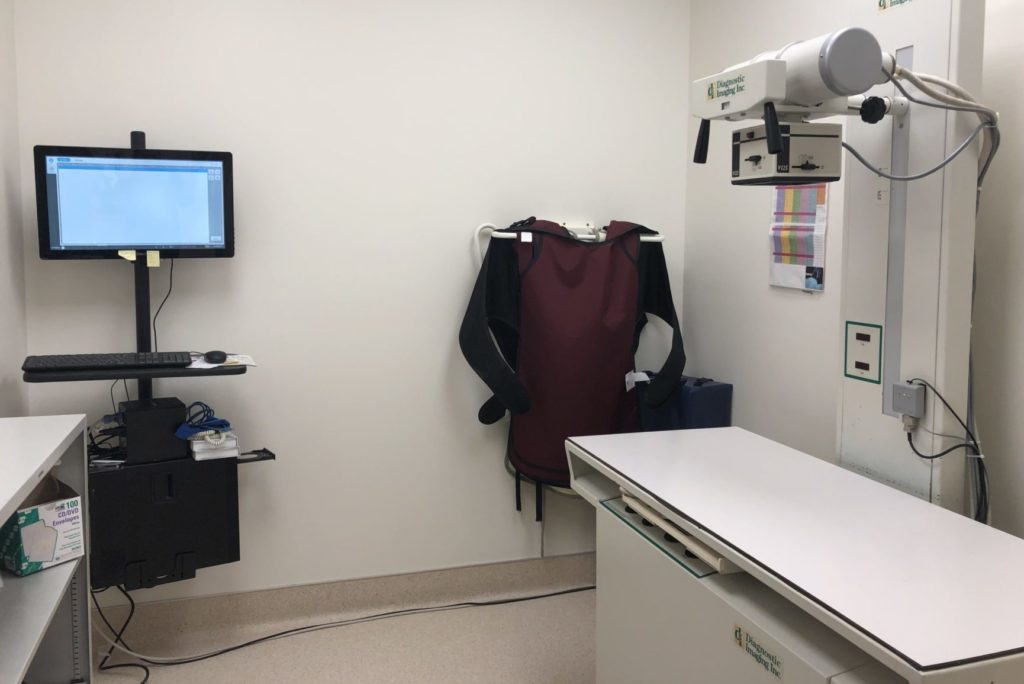 Radiology suite at Oconomowoc Animal Hospital